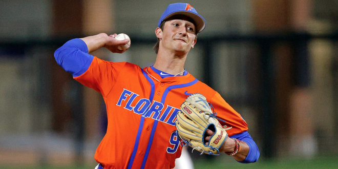 Florida freshman pitcher Luke McNeillie has a 2.84 ERA over his past 11 outings.