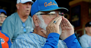 Florida baseball superfan Gordon Burleson, 85, is a popular fixture at Condron Ballpark.