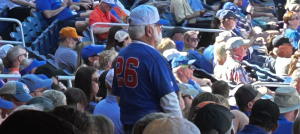 Every home game, Gordon Burleson can be seen leading his traditional cheers at Condron Ballpark.