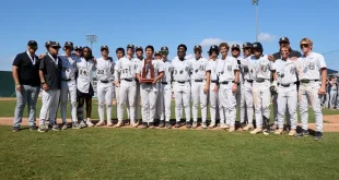 The Buchholz Bobcats baseball team takes on the St. Thomas Aquinas Raiders in the FHSAA Class 6A state championship game on May 17, 2025 from Hammond Stadium in Fort Myers, Florida. [Seth Bunger/Gainesville Sun]