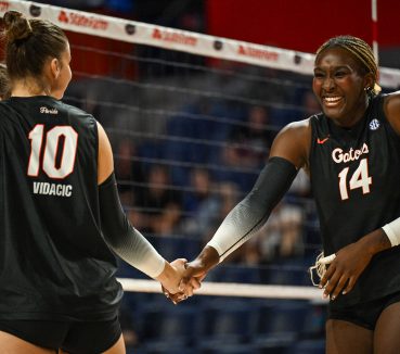Gators Volleyball Rides Ups and Downs Into Senior Night vs. Texas