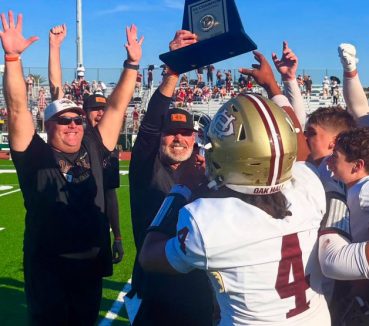 Oak Hall Wins State Football Title; Area Teams Remain in Hunt