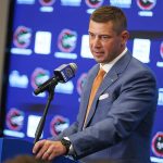 Tulane coach Jon Sumrall discusses his new job with the Florida Gators