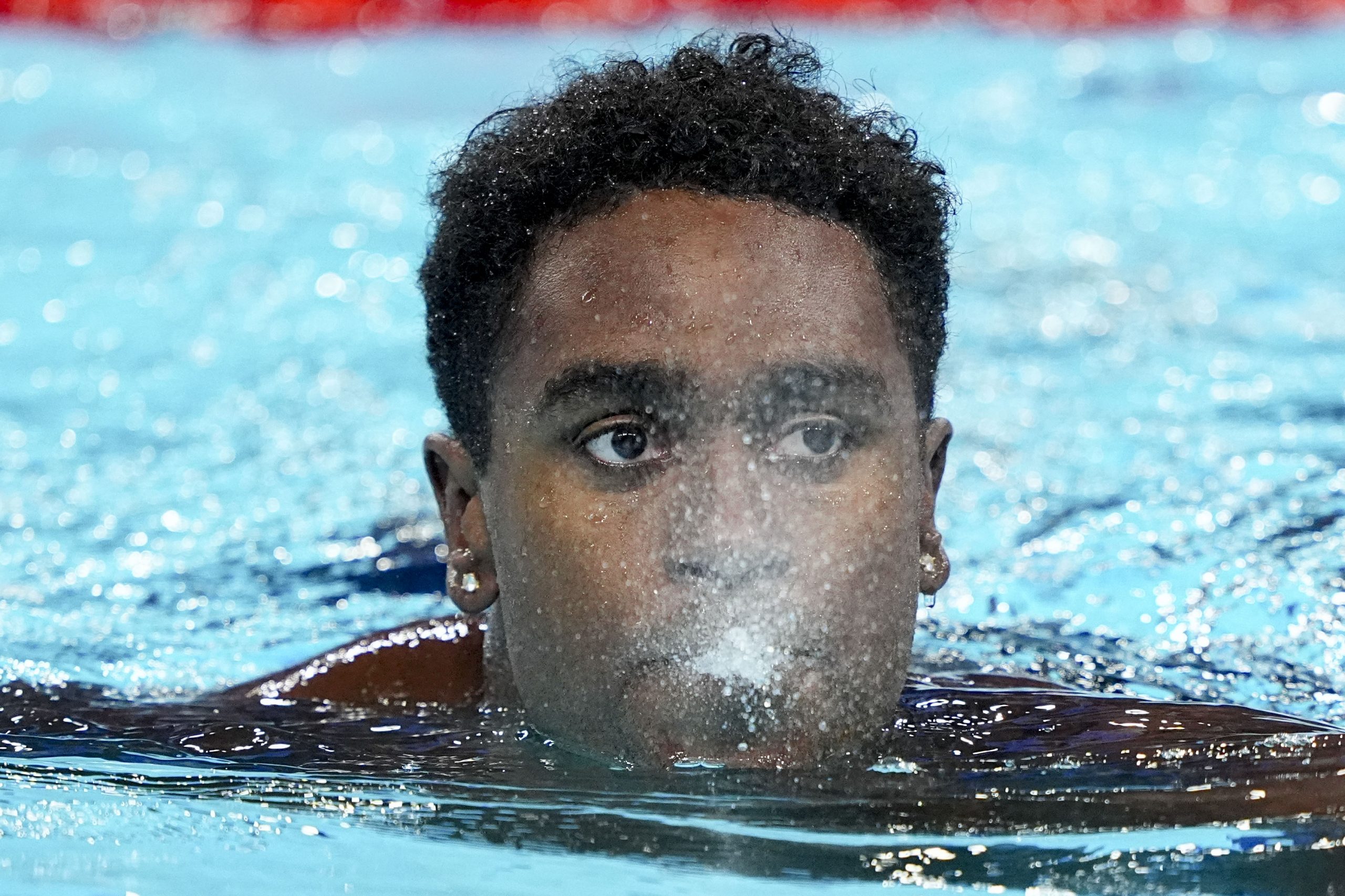 Josh Liendo, pictured in the men’s 100-meter butterfly final during the Paris 2024 Olympic Summer Games, totaled a Florida-high six medals and was named the SEC Men's Swimmer of the Meet last weekend.