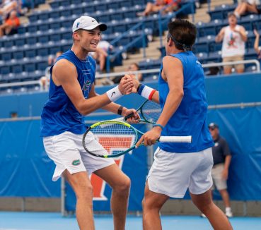 Florida Men’s Tennis Upsets Auburn, Advances to SEC Quarters