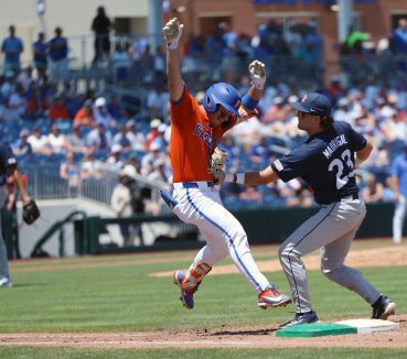 Florida Baseball Unravels Late, Drops Finale to Auburn