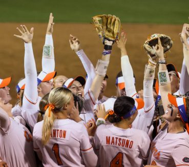Florida Softball Blasts Past Georgia in Series Opener