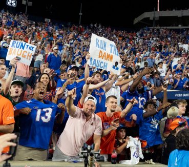 Gators Turn Hostile Jordan-Hare Into a Place of Celebration